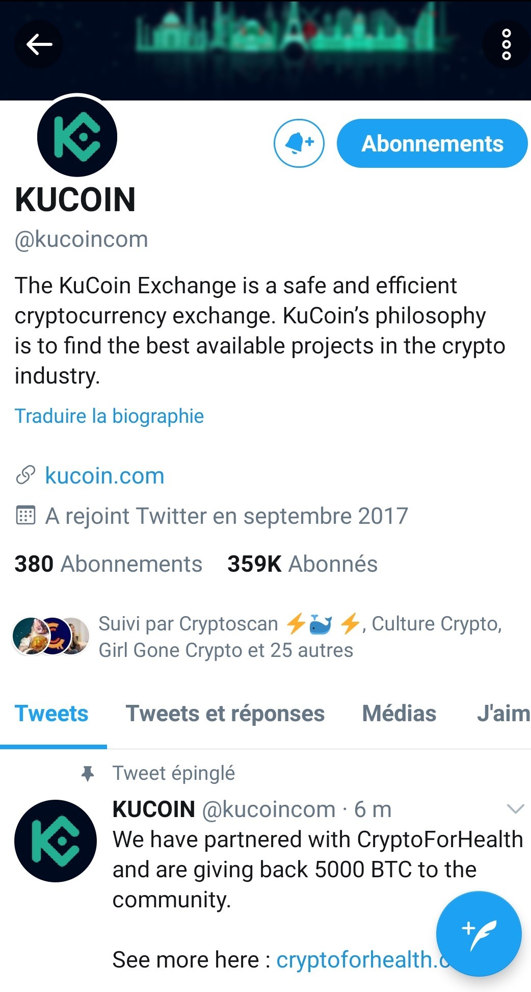 Twitter hack 15 juillet Kucoin